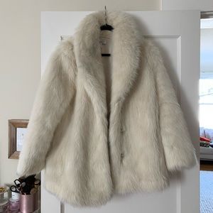 & Other Stories faux fur coat